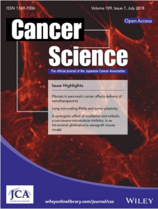 加藤有加先生、二宮貴一朗先生の論文が「Cancer Science」に掲載されました