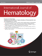 中村真先生の論文が「International Journal of Hematology」に掲載されました